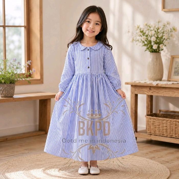 Gamis Anak perempuan Muslim 2027 Baju gamis anak perempuan Remaja model terbaru Tanpa Kerudung Bahan