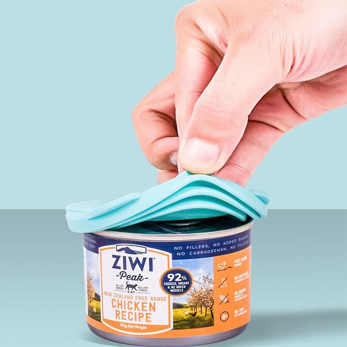 2PCS Cat Treat Spoon Food Sealer Spoon Pet Portable Silicone Dog Cat Bowl Cat Accessories MW02