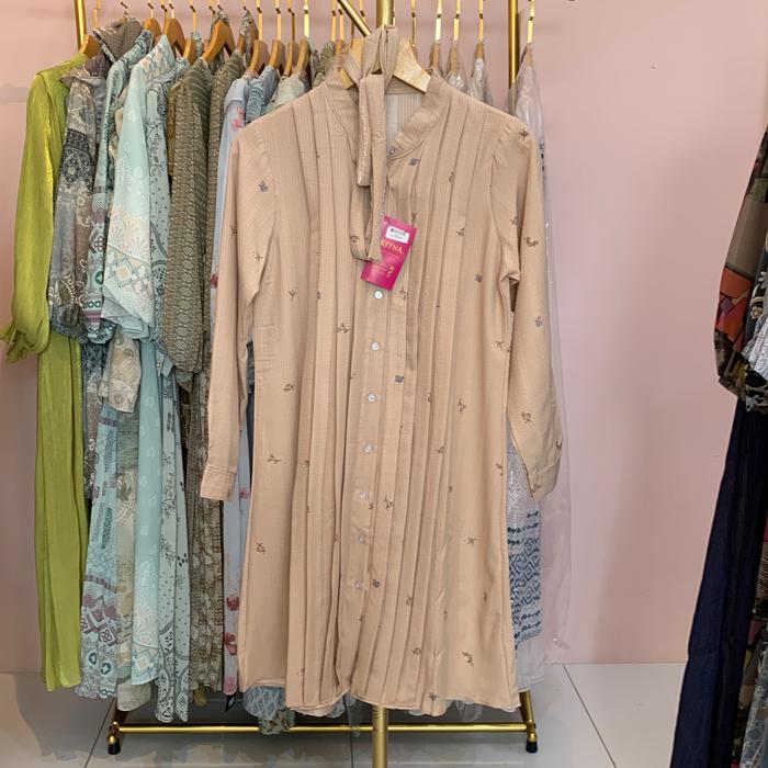 Baju tunik wanita set sabuk