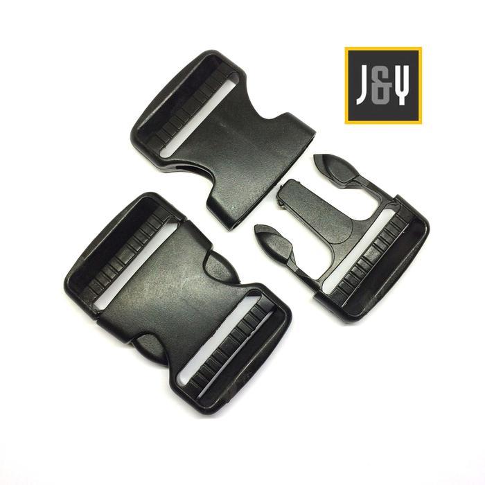 DSRE50AC - GESPER KUNCI SODOK TAS 5.0 CM BAHAN PLASTIK TAL ECER SATUAN
