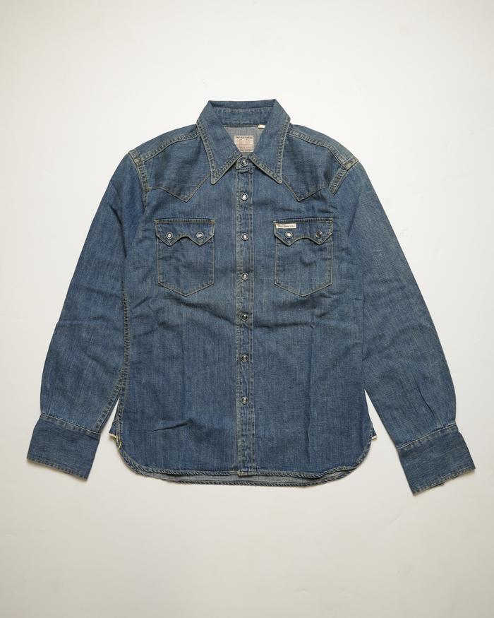 The Flat Head 7202C Denim Shirt