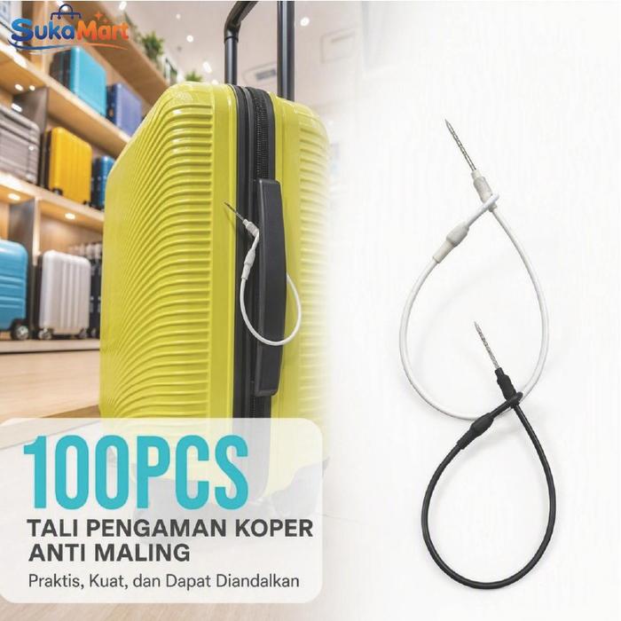 100PCS Tali Lanyard Tembaga Tambahan Untuk Tas Sandal Sensor Alarm Anti Maling Toko Accessories Sens