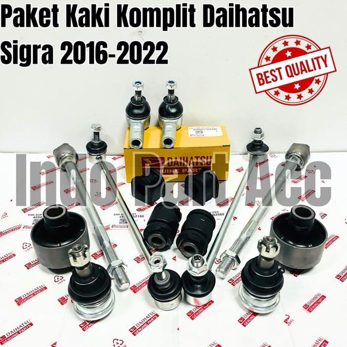 Paket Stabilizer Tierod Rack End Ball Joint Bushing Arm Link Stabil Daihatsu Sigra Komplit Original