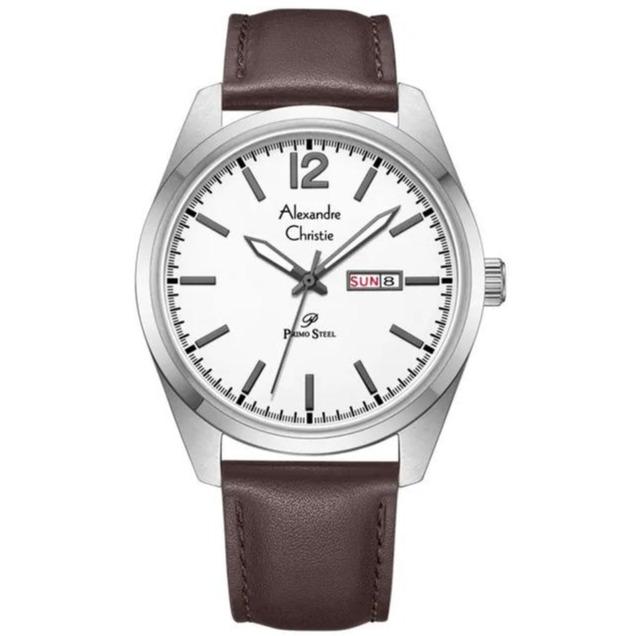 Jam Tangan Alexandre Christie AC 1012 ME Leather Strap