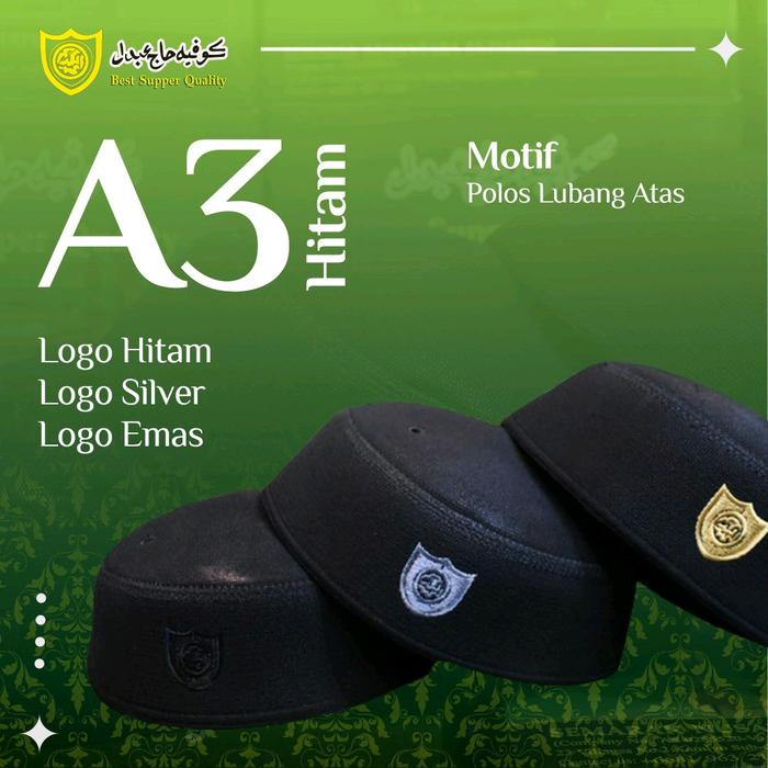 Peci Malaysia A3 Hitam Original 100% H. Abdul Karim