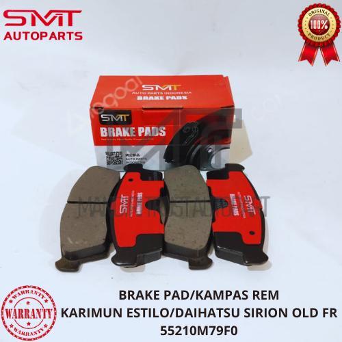BRAKE PAD KAMPAS REM DEPAN SUZUKI KARIMUN ESTILO DAIHATSU SIRION OLD 55210M79F0 SMT 1SET ORI GARANSI