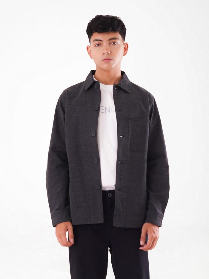 Jaket Greenlight Pria Regular Fit Overshirt Otis 020124