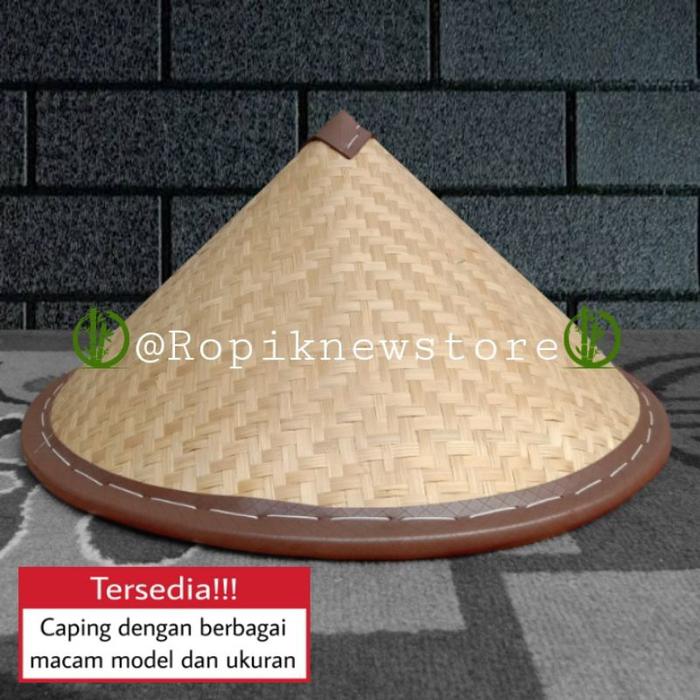 Topi caping bambu/Topi petani/Tudung cetok/Caping lis [ DEWASA & ANAK - ANAK ]