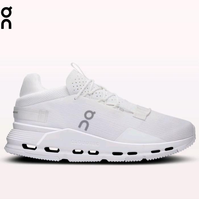 Sepatu Running On Cloudnova 2 All White BNIB