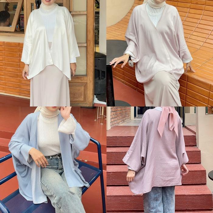 Veirra Outer-outer wanita-outer brokat-outer kondangan-outer bigsize wanita-outer kimono ~by Fivefou