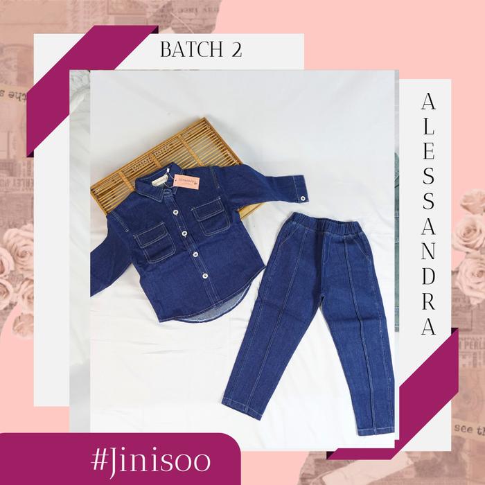 Batch 2: Jiniso One Set by Alessandra (Baju Anak Premium)