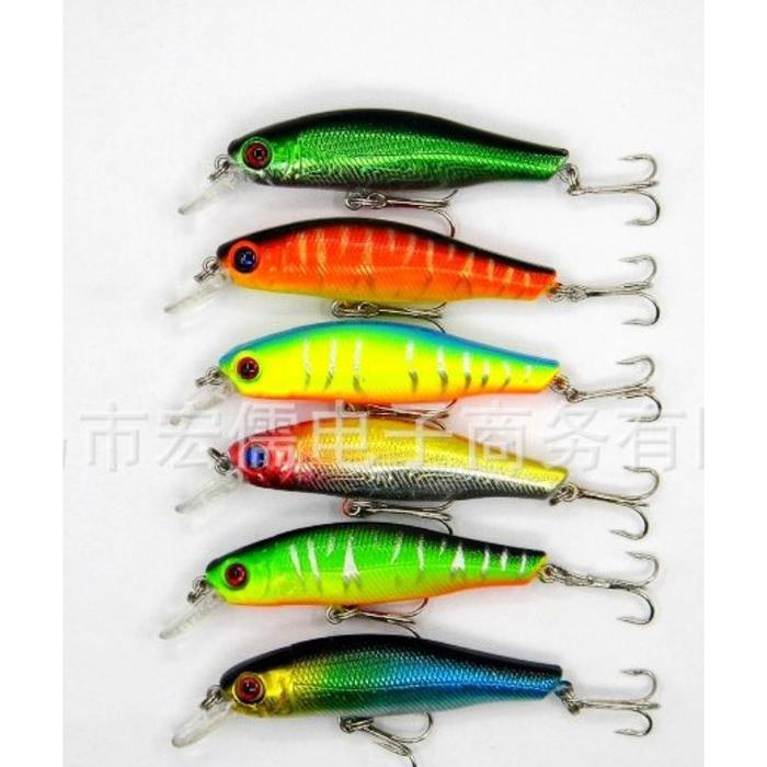 UMPAN IKAN PALSU MINNOW 6cm MIRIP IKAN ASLI