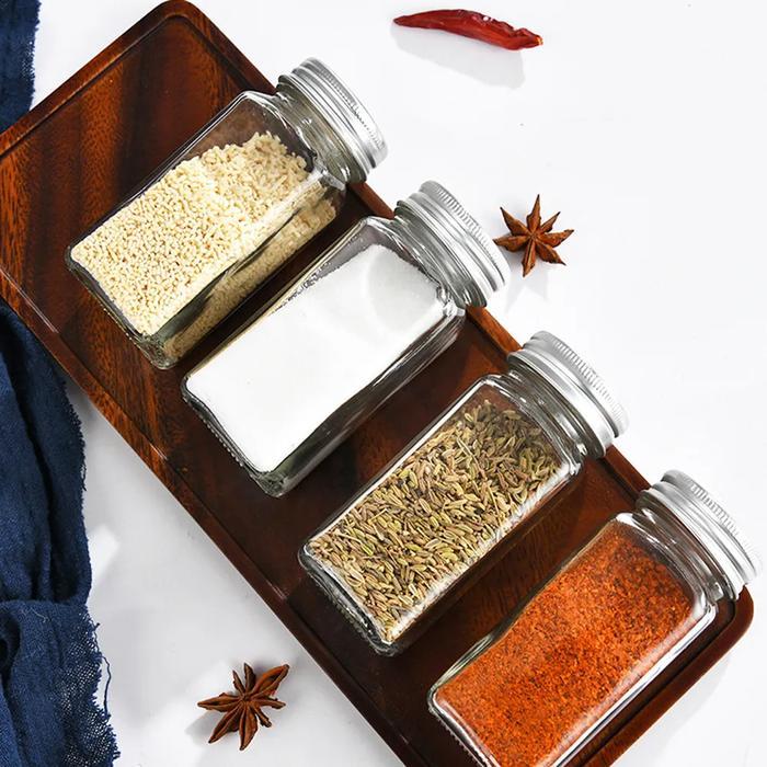 Botol Kaca Wadah Tempat Bumbu Rempah Dapur Seasoning Bottle 120ml