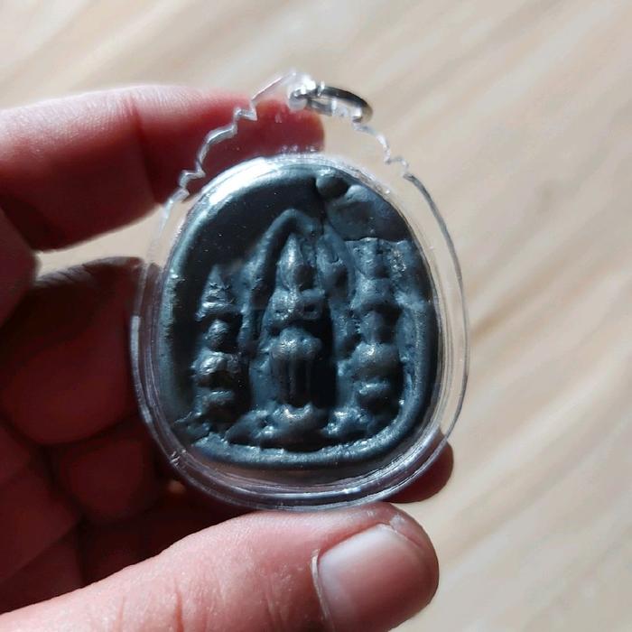 Yod Khun Pon Black leklai Kod Pee Lp Somporn Blessed Thai Buddha Pendant