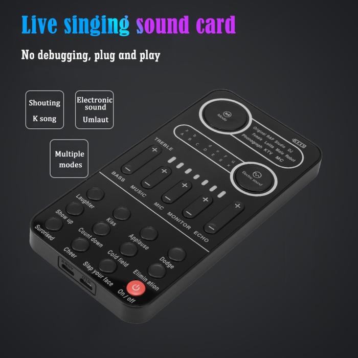 Myazs Voice Changer Sound Effect Live Portable Alat Perubah Suara - K9