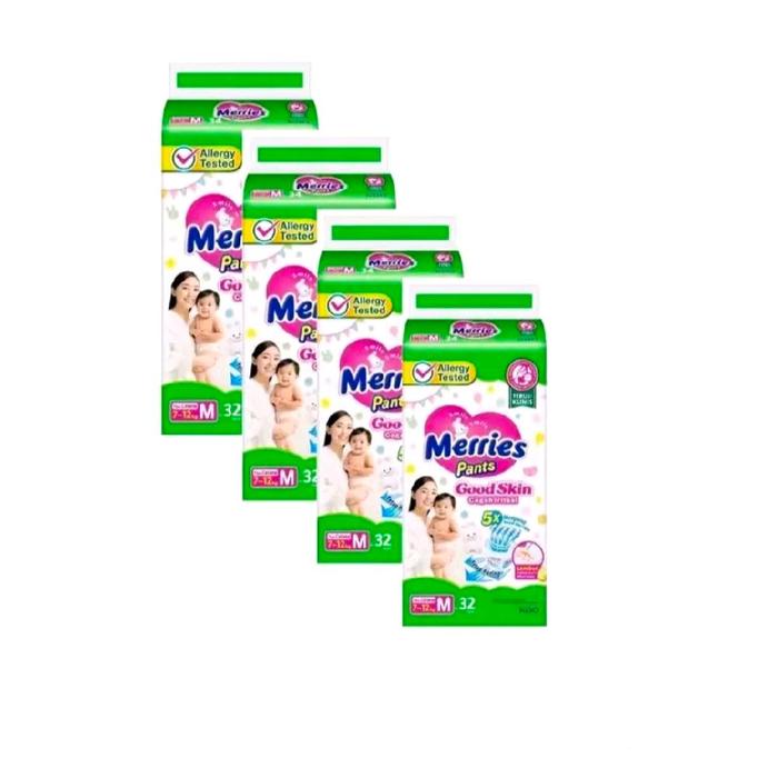 Merries 4 Ball Lebih Hemat 1 karton Popok Bayi