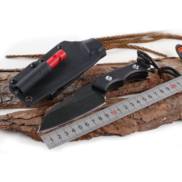 Free shipping Fixed Blade Knife D2 Steel Straight Knife Tactical