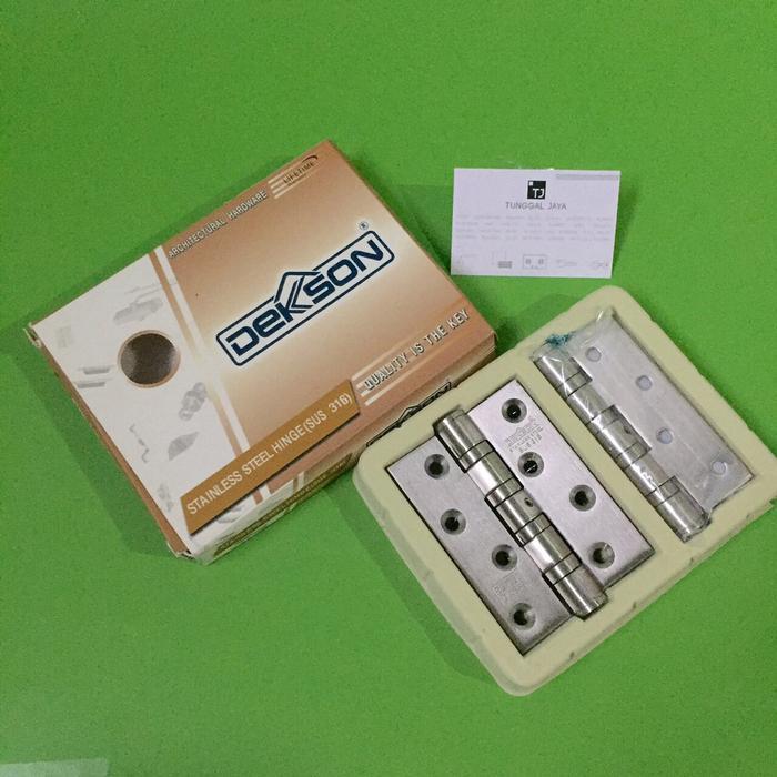 Engsel Deluxe Dekson (SUS316) 4"x3"x4mm 4BB SSS