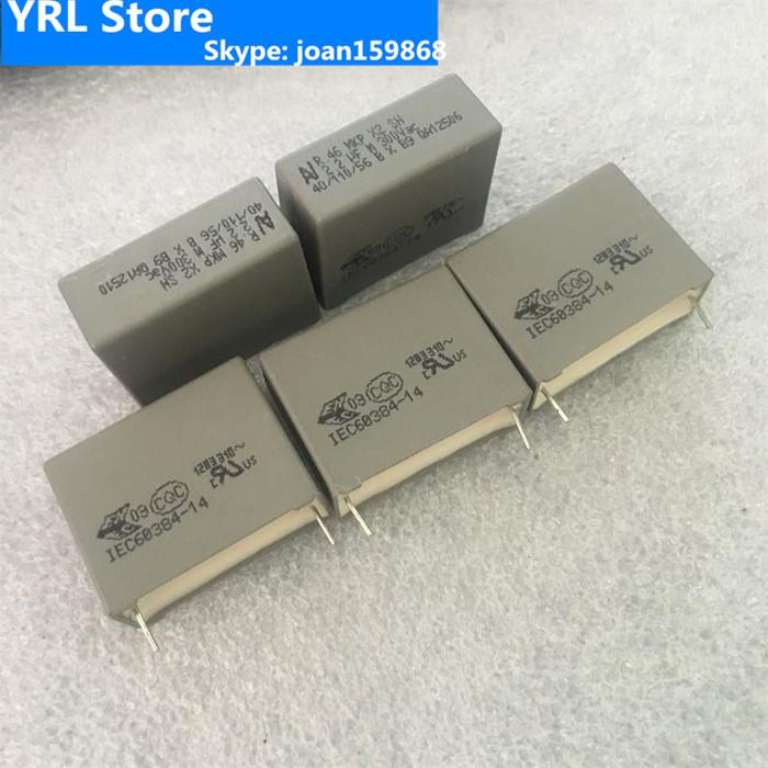 FOR New Italian AV R46 series MKP 2.2UF300V AC X2 thin film
