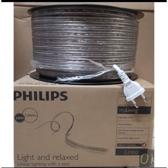 Led strip philips 7.2watt ~ 6.6watt 31087 3000k potongan