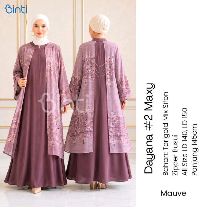 DAYA DRESS JUMBO LD 140 150 BAHAN TORYGOLD MIX SIFON BY BINTI BAJU JUMBO TERBARU GAMIS BIG SIZE Wani