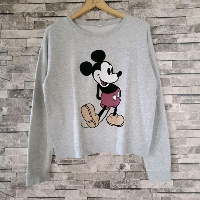 ( size L ) sweater Uniqlo UT disney Mickey mouse crewneck