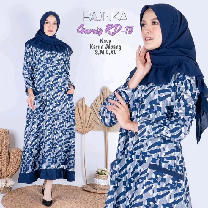 radinka gamis daily wanita dewasa Muslim