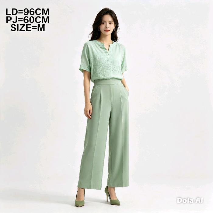 BLUS/BLOUSE WANITA BAHAN LINEN BRAND CIC MADE IN KOREA
