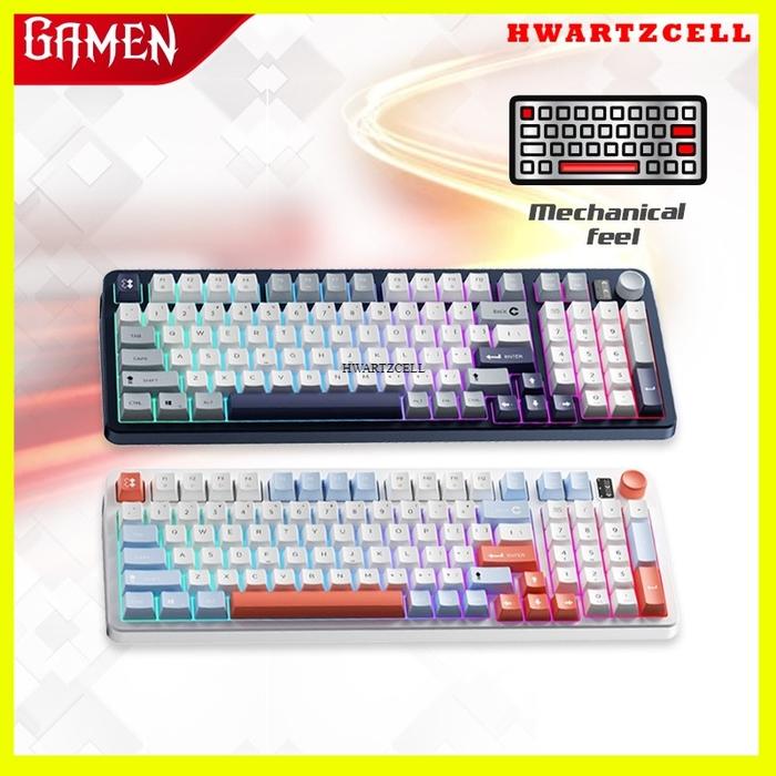 [HWARTZ] GAMEN Keyboard Membrane Feel Mengetik Seperti Keyboard Mechanical GK300 Original - Garansi 