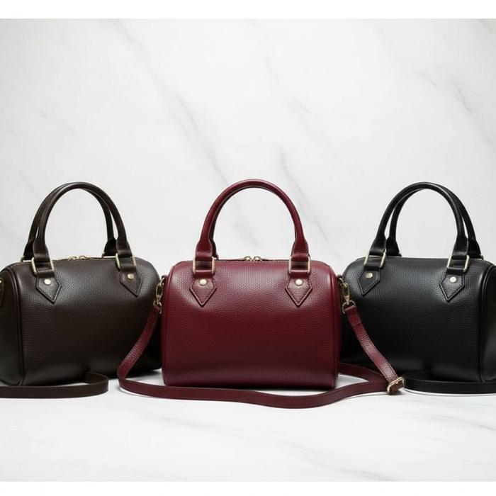 Tas speedy mini bandolier kulit sapi asli size 20 cm  Selempang Wanita