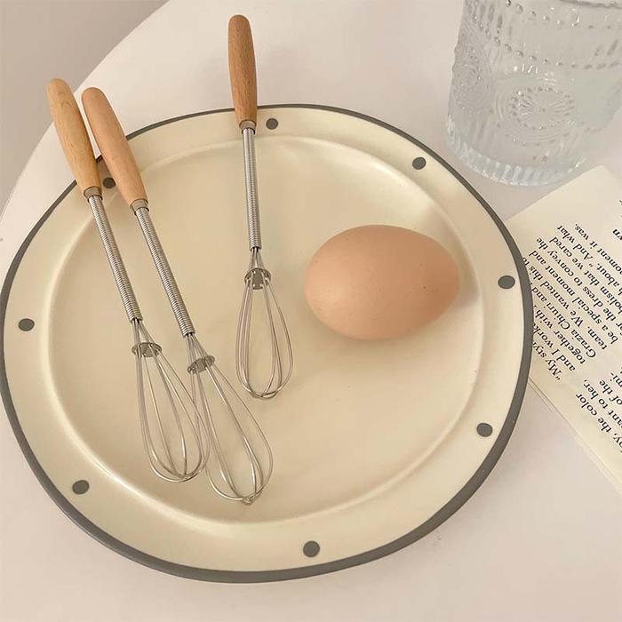 Whisk Stainless / Pengocok Telur Stainless / Whisk Egg Beater / Baking Tool / Manual Mixer / CH