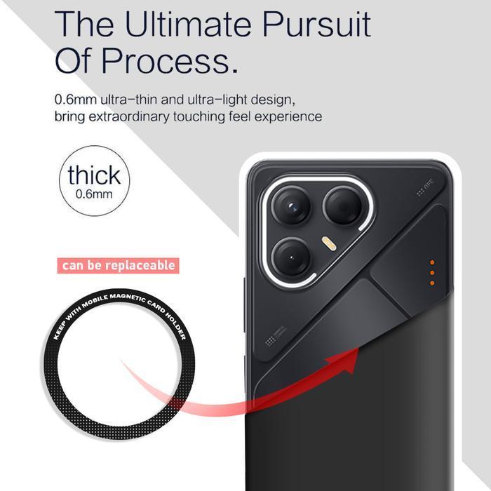 Soft Case For Tecno Pova 7 Case Ultra Slim Premium Black Matte Magnetic Ring Casing Softcase Promo B