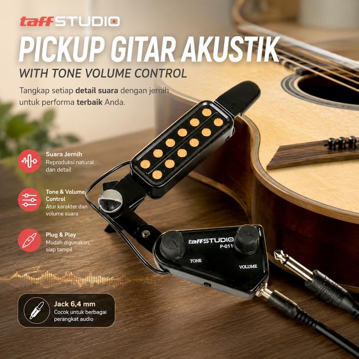 Cahaya Bundaran | Gitar Akustik Tone Volume | Gitar Tone Volume Control | Gitar Aksesoris Akustik