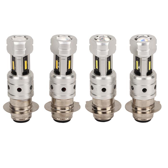 Bohlam LED sepeda motor Universal, bola lampu depan motor pendingin