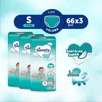 sweety pants cloud soft ukuran s66 celana