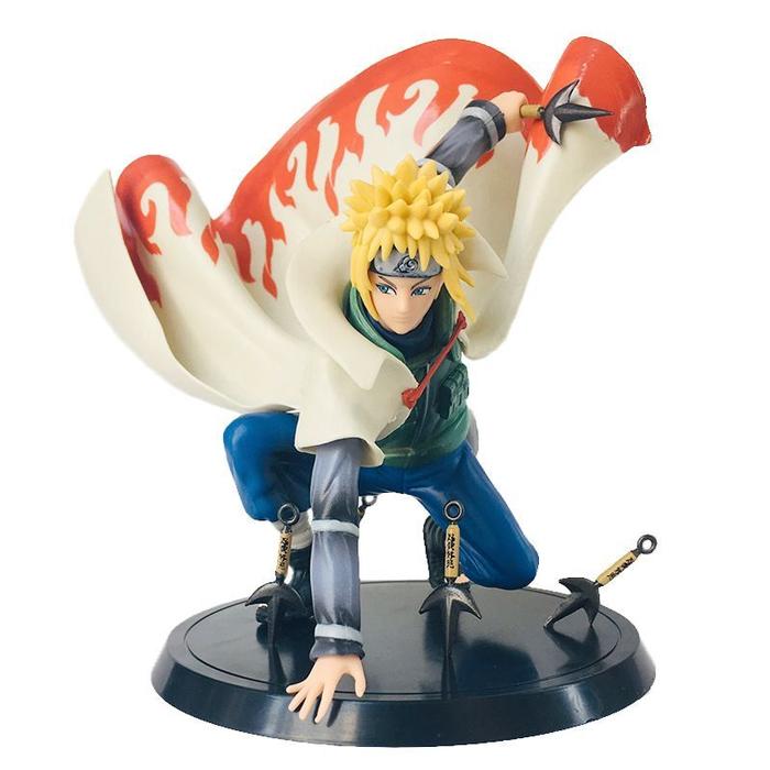 Naruto Namikaze Minato Anime Tokoh Aksi Model 15CM Patung PVC Mainan