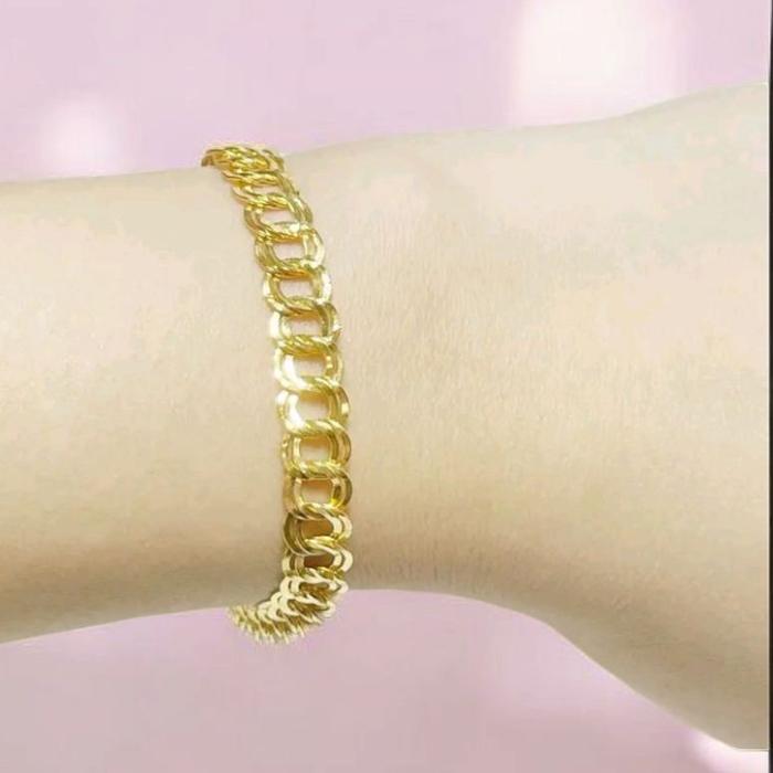 Gelang 5 gram model campur panjang 16 cm