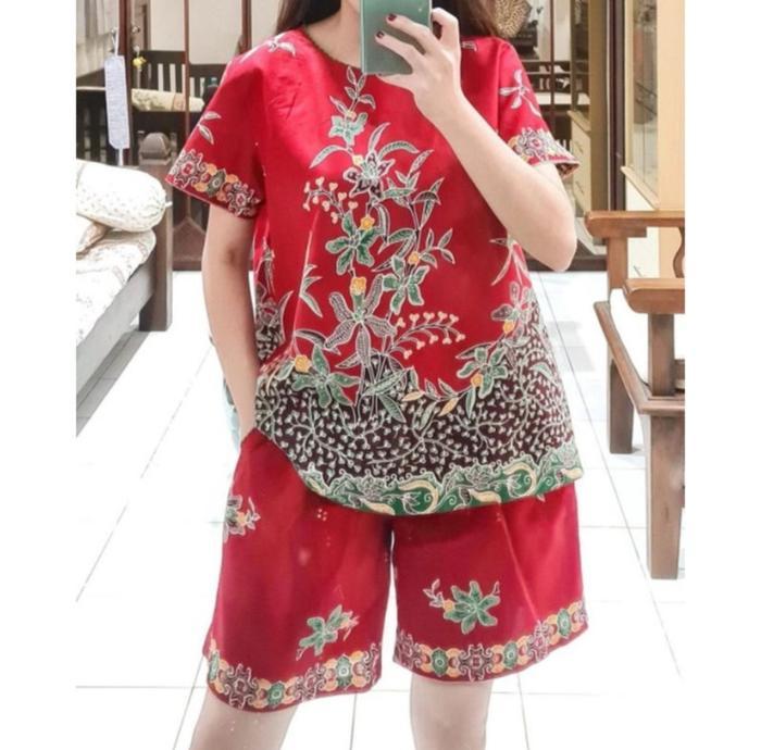 Setelan Batik Wanita Kekinian Viral Baju Tidur Wanita Dan Pakaian Wanita Dewasa Katun Premium Unggul