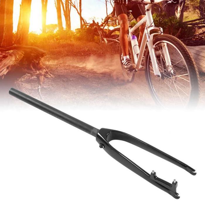 Straight Tube Bike Front Fork Carbon Fiber Fork Riding Accessories