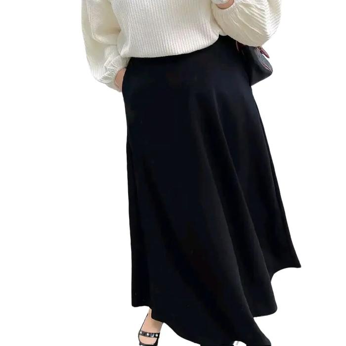 Favolio skirt by Outfix  | bahan scuba crepe |Rok kerja