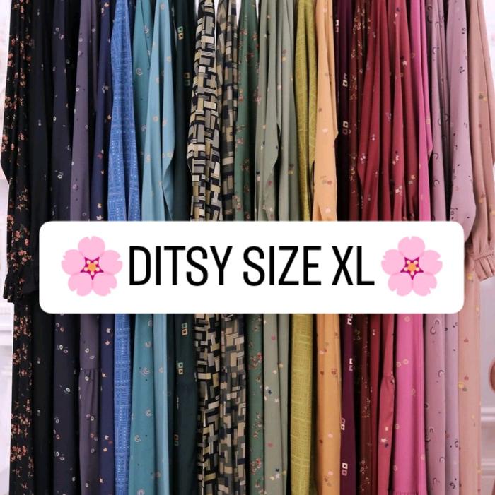 DITSY NOVEMBER 2024 Size XL Gamis Dress Nightgown Muslim Wanita