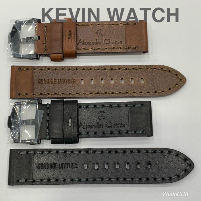 Tali Kulit Original Jam Tangan Alexandre Christie AC9205 AC6410 AC6281 AC6280 AC6270 DLL Diskon Prom