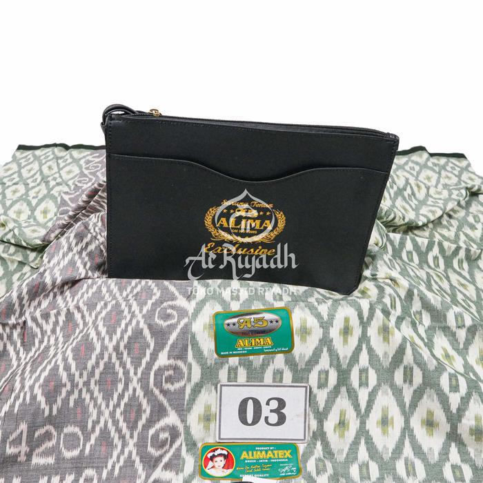 Sarung ALIMA SUTRA Full Motif Kawung Tenun