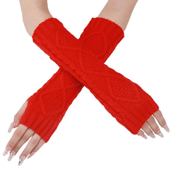 Terlaris, Arm Warmers Women Fingerless Arm Warmers Long Fingerless