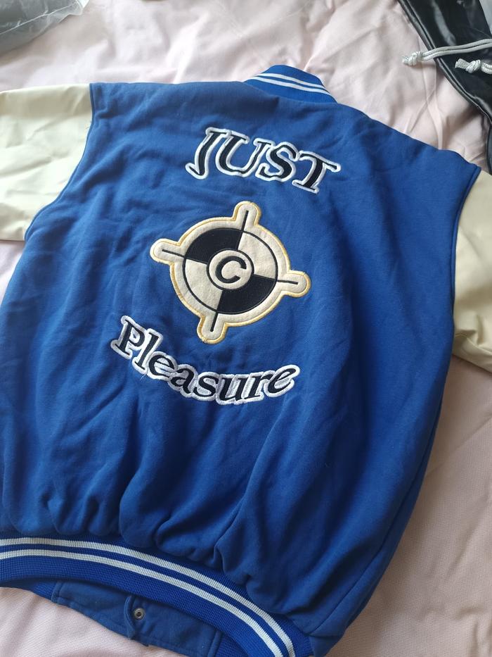 Just Pleasure Varsity Jacket Rare
