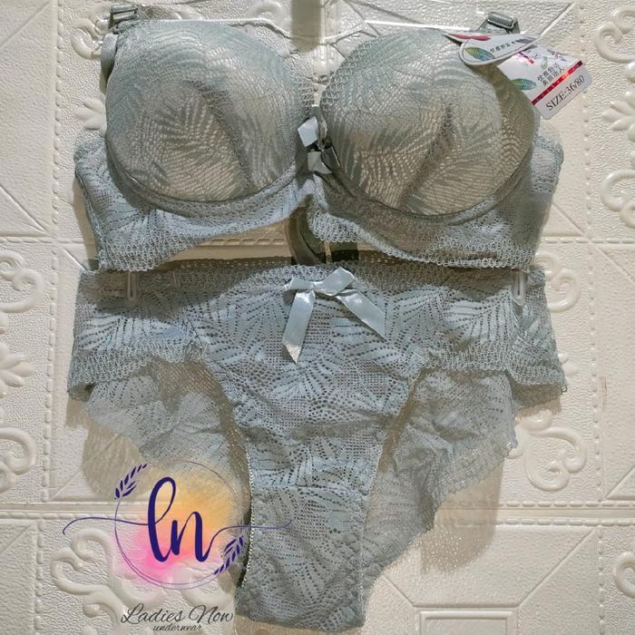 NEW BH DAN CD SATU STEL PAKAIAN DALAM WANITA BRA + CD BH BUSA RENDA SETELAN MOTIF ORI