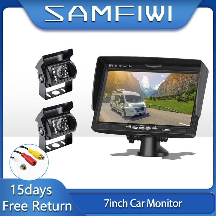 7inch AV HD Car Monitor Security TFT LCD Monitor Parking Rearview