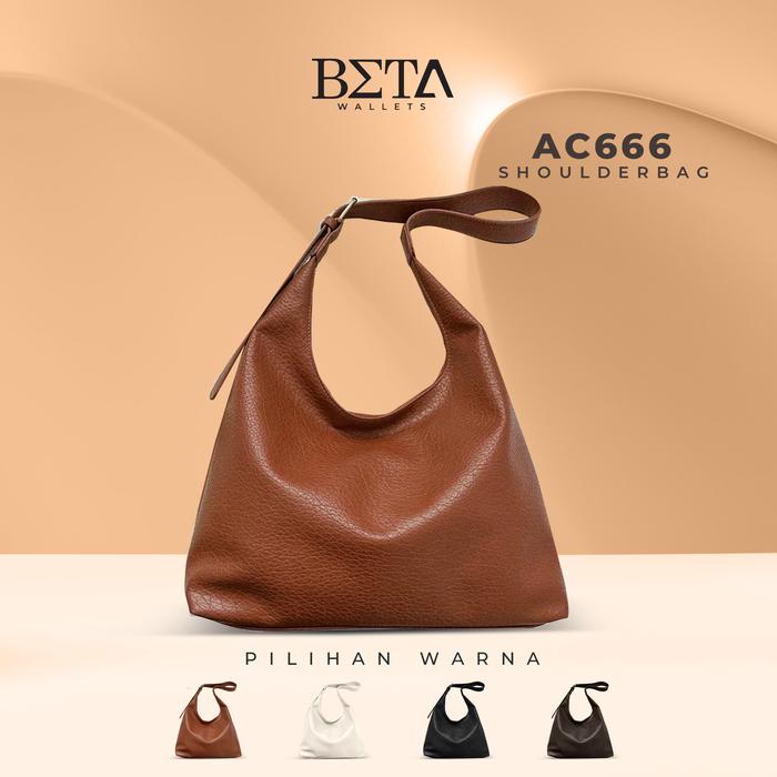 BETA New Collection Tas Wanita Murah Berkualitas Shoulder Bag Wanita Bahan Kulit Sintetis Tas Kerja 