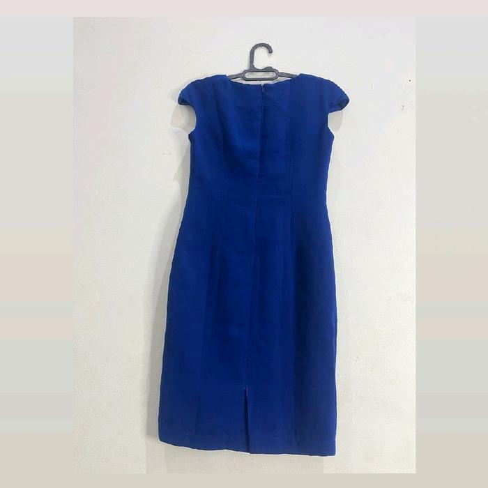 PL AFAF dress Formal warna navy