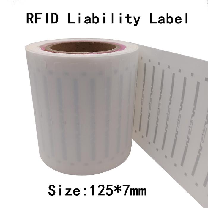 100pcs ISO18000-6C UHF RFID Passive Library Label Adhesive Sticker